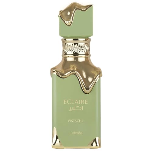 Lattafa Eclaire Pistache Eau de Parfum 100ml Spray Pistachio Cream Vanilla Milk Musk